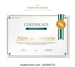 Certificate design