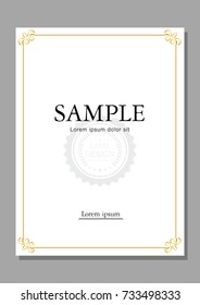 certificate design