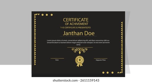 Certificate design award certificate certificate,business tem