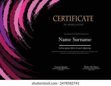 Certificate Design Flat Modern Template