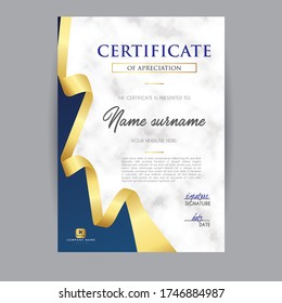 certificate design with luxury and modern certificate award design template pattern. diploma,Vector illustration