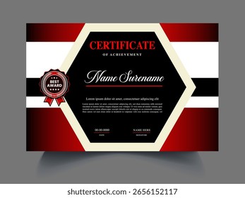certificate design Modern exclusive certificate design template