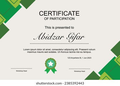 Diseño de certificado. Certificado de reconocimiento. Plantilla de certificado. Sertificado libre
