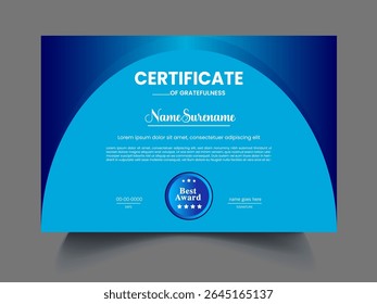 Amostra de design de certificado para criar certificado profissional