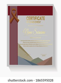 diseño de certificado adecuado para graduaciones y campeonatos
