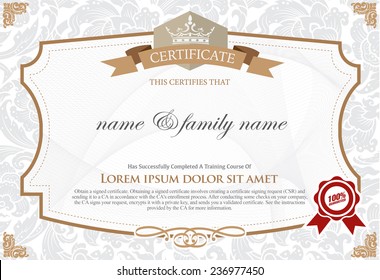 Certificate Design Template.