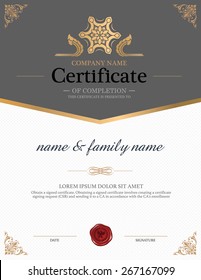 Certificate Design Template.