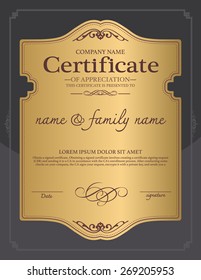 certificate design template.