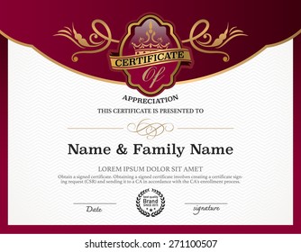 certificate design  template.