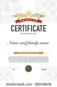Certificate Design Template.