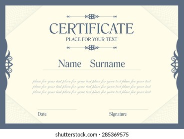 Certificate Design Template