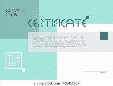 Certificate Design Template.