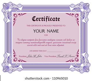 1,342 Award certificate merit Images, Stock Photos & Vectors | Shutterstock