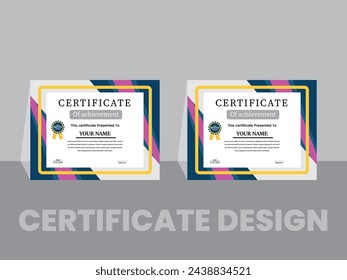 Certificate Design for your Study and Other business or company.
