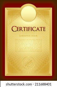 Certificate - Diploma - award, Background to create a base certificate, diploma, gift certificate, commemorative sheet menu for companies, hotels, shops, schools, educational agencies, space for brand