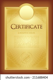 Certificate - Diploma - award, Background to create a base certificate, diploma, gift certificate, commemorative sheet menu for companies, hotels, shops, schools, educational agencies, space for brand