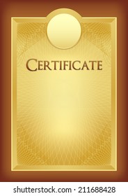 Certificate - Diploma - award, Background to create a base certificate, diploma, gift certificate, commemorative sheet menu for companies, hotels, shops, schools, educational agencies, space for brand