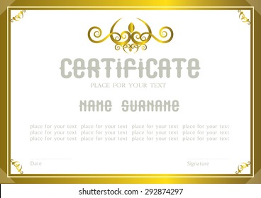 Certificate, Diploma of completion