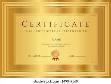 Similar Images, Stock Photos & Vectors of Diploma / Certificate ...