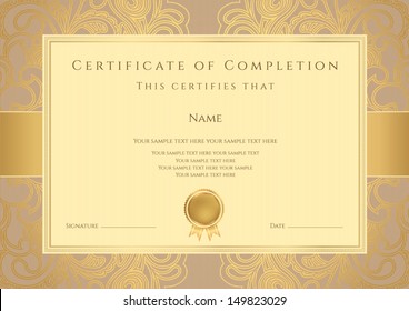 17,314 Certificate Of Training Completion Images, Stock Photos ...