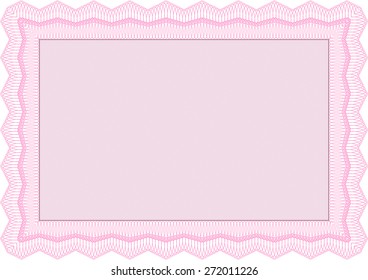 Certificate / Diploma of completion / Design template. 