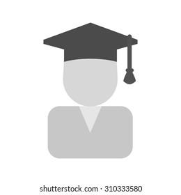 Certificate, diploma, convocation, degree icon vector image. Can also be used for education, academics and science. Suitable for use on web apps, mobile apps and print media.
