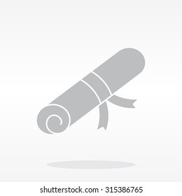 Certificate (diploma) icon
