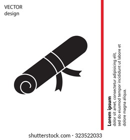 Certificate (diploma) icon