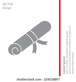 Certificate (diploma) icon