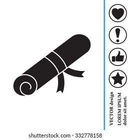 Certificate (diploma) icon
