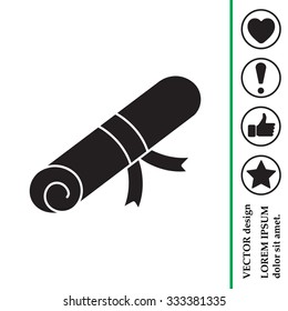 Certificate (diploma) icon