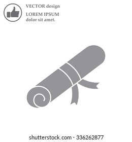 Certificate (diploma) icon