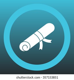 Certificate (diploma) icon