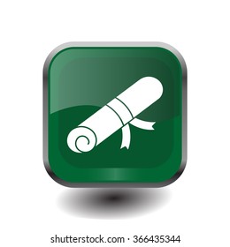 Certificate (diploma) icon