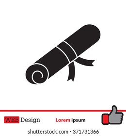 Certificate (diploma) icon