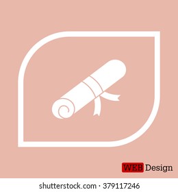 Certificate (diploma) icon