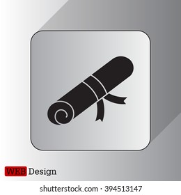 Certificate (diploma) icon