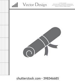 Certificate (diploma) icon