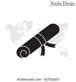 Certificate (diploma) icon