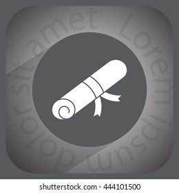 Certificate (diploma) icon