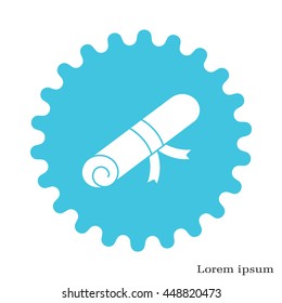Certificate (diploma) icon