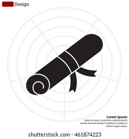 Certificate (diploma) icon