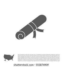 Certificate (diploma) icon