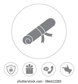 Certificate (diploma) icon