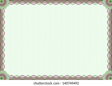 Certificate or diploma template