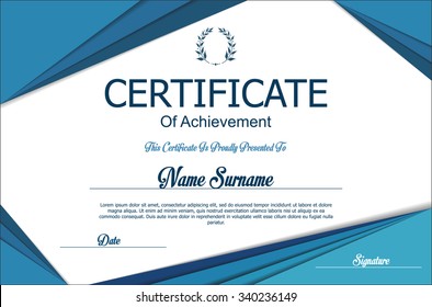 Certificate or diploma template