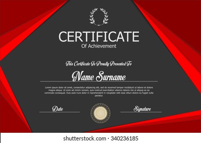 Certificate or diploma template