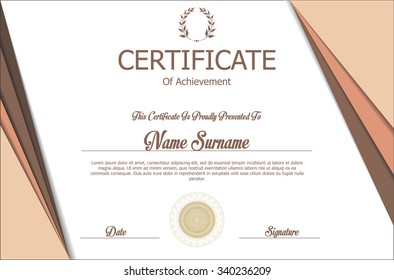 Certificate or diploma template