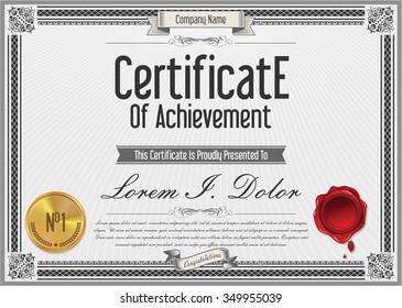 Plantilla de certificado o diploma