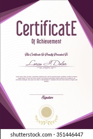 Certificate or diploma template
